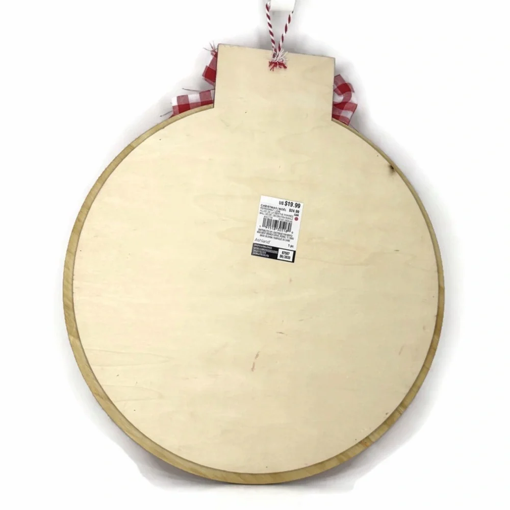Christmas Snowflake Ornament Wood Decor